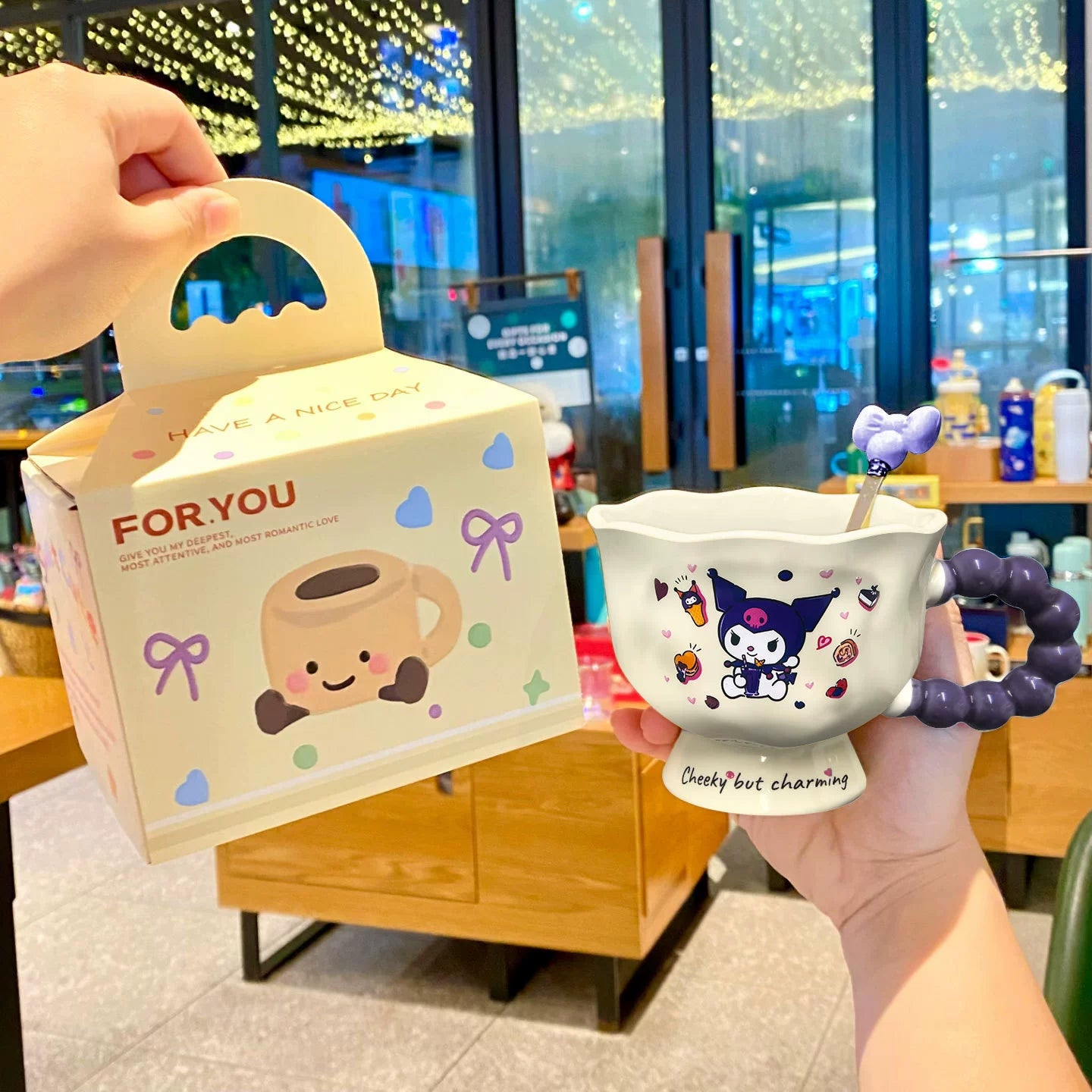 San.rio Cute ceramic mug cup