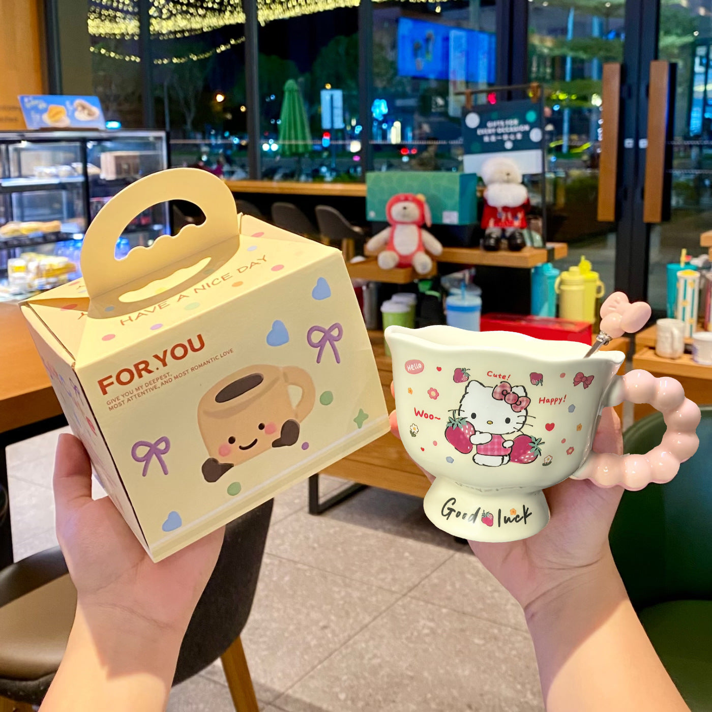 San.rio Cute ceramic mug cup